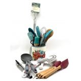 Kitchen Utensils and Holder