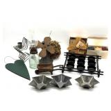 Candle Holders, Fan Decor, and Country Peddlers
