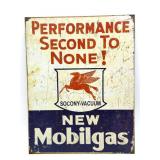 Mobilgas Metal Sign 12.5' x 16' - reproduction