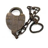 Adlake Union Pacific Railroad Switch Lock 4'