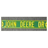 John Deere Drive Metal Street Sign 32' x 6'