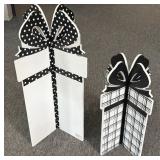 Present Standing Wood Decor 24' Tall and Smaller