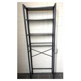 Black Metal Over the Toilet Shelf 24' x 9.5' x