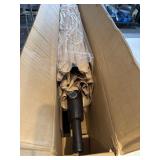 Tan Patio Table Umbrella in Box - appears never