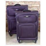Purple Suitcase Set 20.5' x 12' x 31' and Smaller