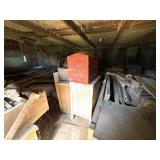 North Shed Contents; Church Pews, Kneelers,