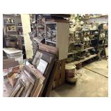 Contents of Shelf; Glassware, Vintage Maps & More
