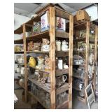 Contents 2 Shelves; Cookie Jars, Glassware &