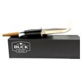 Custom Buck 119 Knife with Leather Sheath and