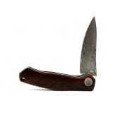 Custom Handmade Damascus Blade Folding Knife