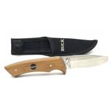 Buck 728 Knife with Cutout Deer Head Design with