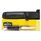 Buck 117 Knife with Canvas Sheath and Original
