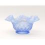 Fenton Blue Glass Bowl 6" x 3.25"