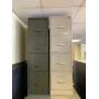 (2) 4 drawer filing cabinets