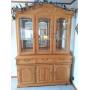 Lighted China Hutch (very heavy) 58" x 17.5" x