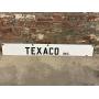Porcelain Texaco Sign, Single Sided, 36"x5"