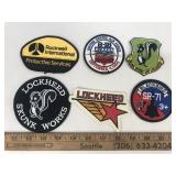 6 Military Defence Contractor Patches