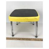 Vtg Yellow Step Stool