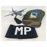 Lockheed AC130 Diecast Hat MP Arm Band