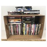 Box Lot of 59 DVDs