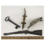 Misc Lot Carbine Duck Head Alligator Key