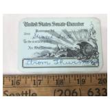 1966 Senate Chamber Pass Strom Thurmond