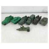 Collection of Plastic Military Vehicles