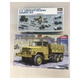 2 Model Kits US Military Aircraft Loading & Cargo