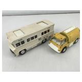 Tootsietoy Camper USA & Shell Fuel Truck