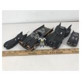 4 Batman Cars & 1 Batman Figure