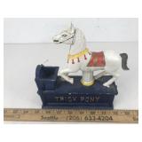 Cast Iron Trick Pony Bank