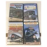 4 RailRoad DVDs