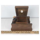 Humidor with 2 Tobacco Pipes