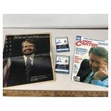 Presidential Ephemera Lot Carter Clinton