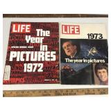 2 Life Magazine Year in Pictures 1972 & 1973