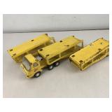 Tonka Cab and 3 Trailers