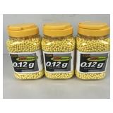 3 Bottles 6MM Airsoft BBs (6500 ct)