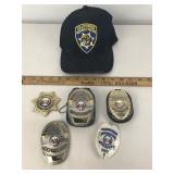 5 Security Badges & CHP Hat