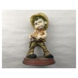 Cowboy Resin Figurine Vintage