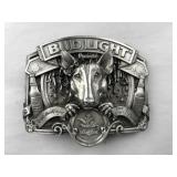 Bud Light Dog Belt Buckle Bergamot