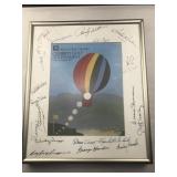 1986 Celebrity Gold Tourney w 18 Celeb Signatures