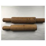 Set of 2 Wooden Rolling Pins
