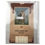 1958 South Dakota Western Advertising Calendar