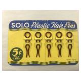 5 Solo Plastic Hair Pins