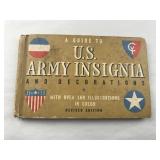 US Army Insignia Guide Book Vintage