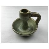 Pottery Candlestick Holder