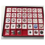 Box of Vintage Political Badges