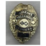 Wells Fargo Security Sergant Badge
