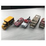 5 Tootsie Toy & Matchbox Toy Cars