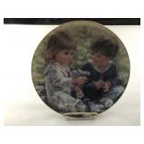 Precious Children Collector Plate Picking Daisies